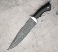 Нож Боуи 2 из дамасской стали купить на сайте koval-knife.shop